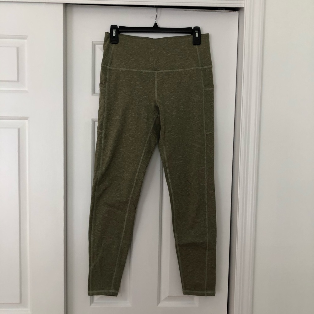 Green Kyodan Athletic Fleece Lined Leggings